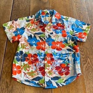 Children’s Place Hawaiian floral button down